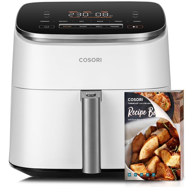 🔥 Mega-Deal! Cosori Turboblaze Heißluftfritteuse Airfryer XXL 6L Weiß