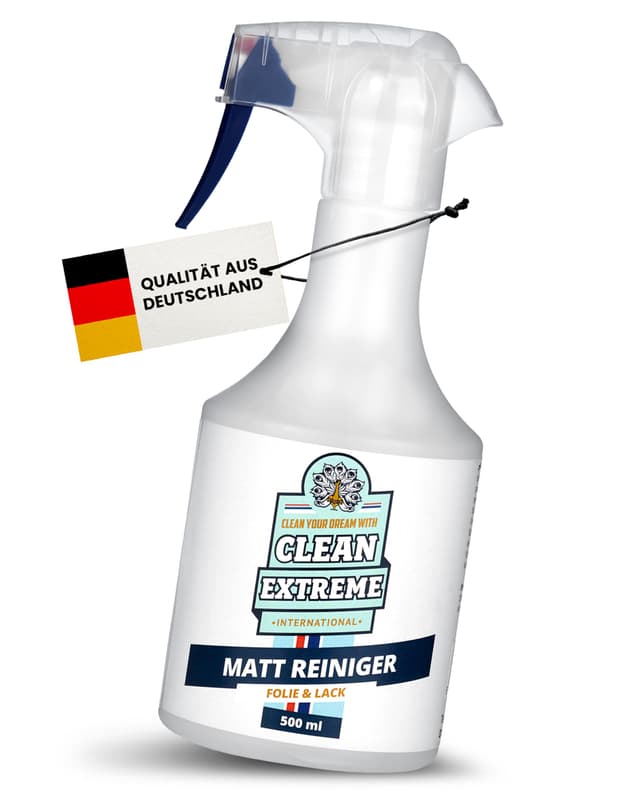 🚗💦 CLEANEXTREME Auto Mattlack Reiniger 500 ml - Intensive Reinigung ohne Wasser