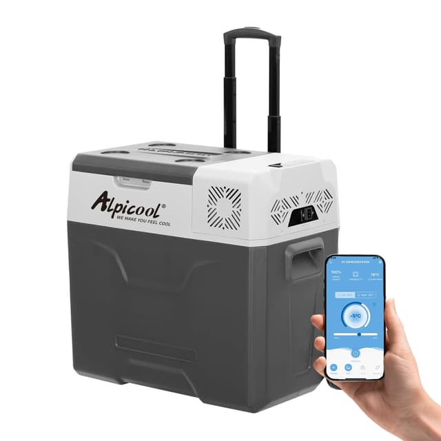 Alpicool CX50 50L Kompressor Kühlbox ❅ 12V tragbarer Kühlschrank ❅