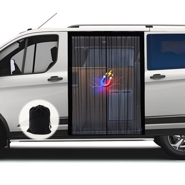 🚐🪲 ZATOOTO Moskitonetz Van mit Magnetismus | Fliegengitter Auto