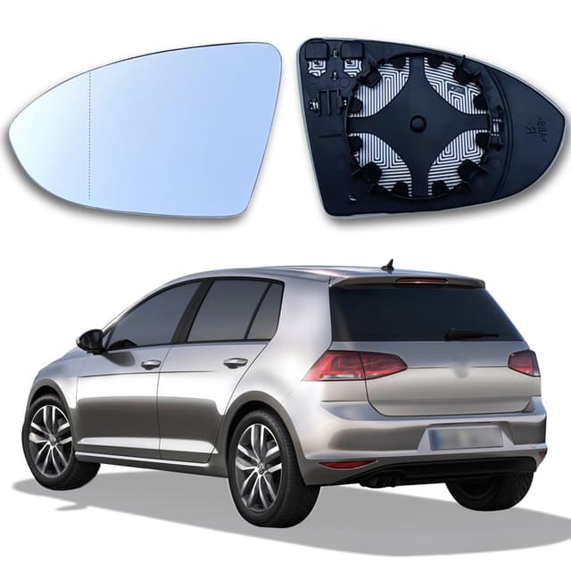 Hochwertiges Beheizbares Spiegelglas für VW Golf 7 🚗