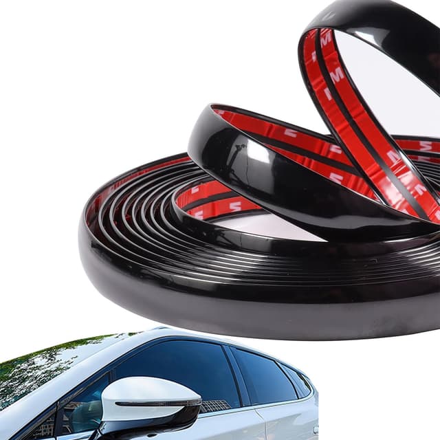 🚗 Selbstklebende Zierleiste 30mm*5m Chromleiste Schwarz 🌟
