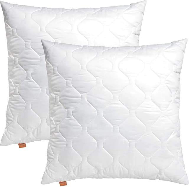 🌟 Super Angebot! 2er Set Basic 100 Kopfkissen, 80 x 80 cm, Ökotex, Made in EU 🌟