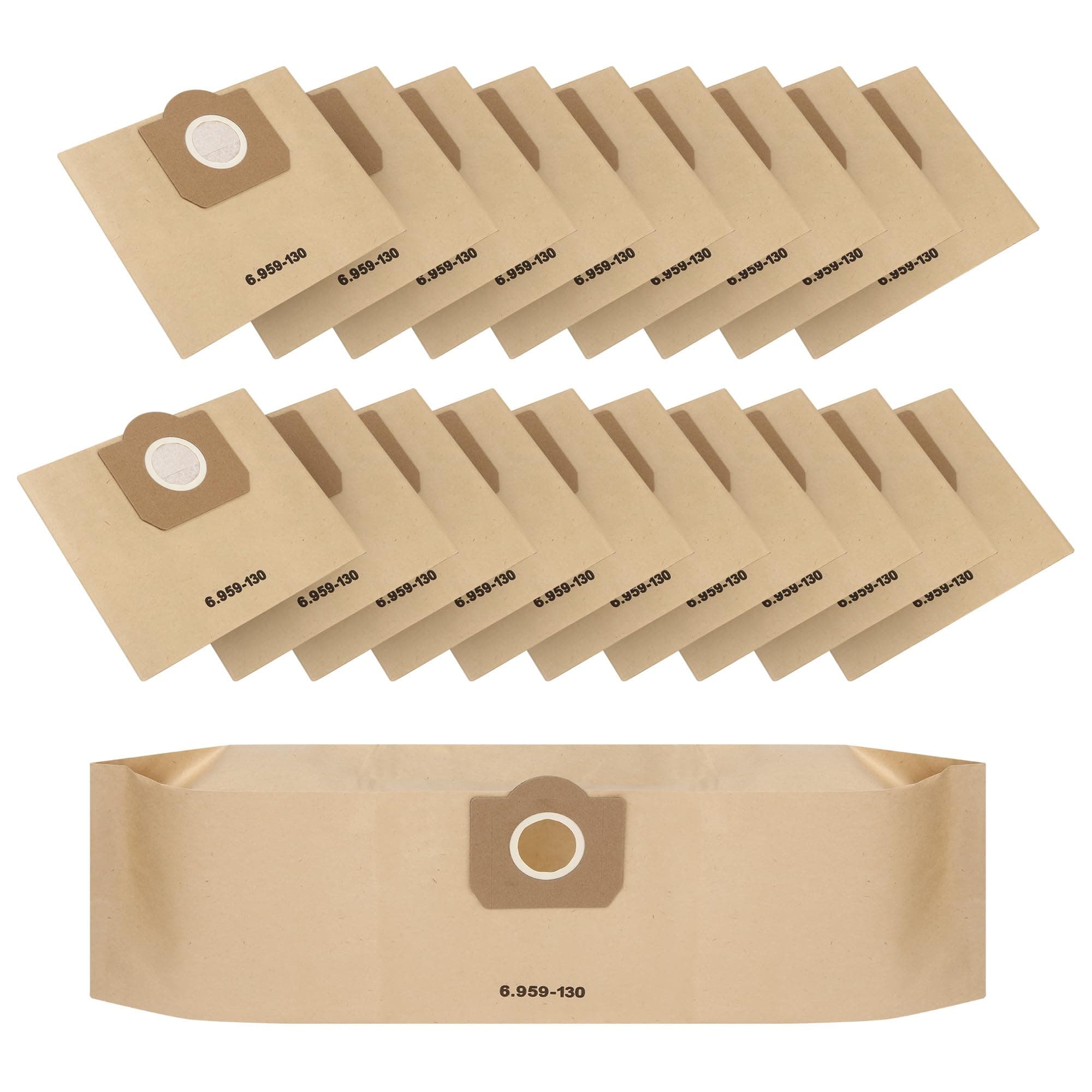 🔥 Super Deal! 20 Stück Papierfilterbeutel für Kärcher 6.959-130.0 Staubsaugerbeutel