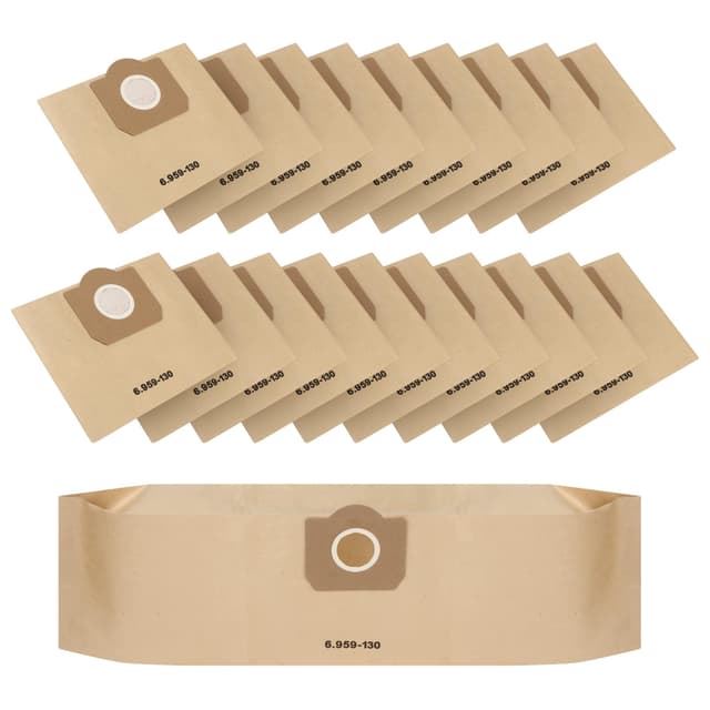 🔥 Super Deal! 20 Stück Papierfilterbeutel für Kärcher 6.959-130.0 Staubsaugerbeutel