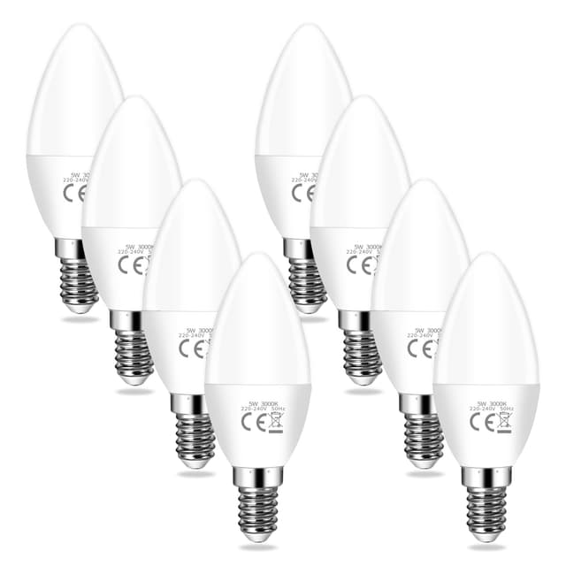 YIIFELL E14 Led Warmweiss Glühbirne, 8er-Pack - Energiesparend und Umweltfreundlich 🌟
