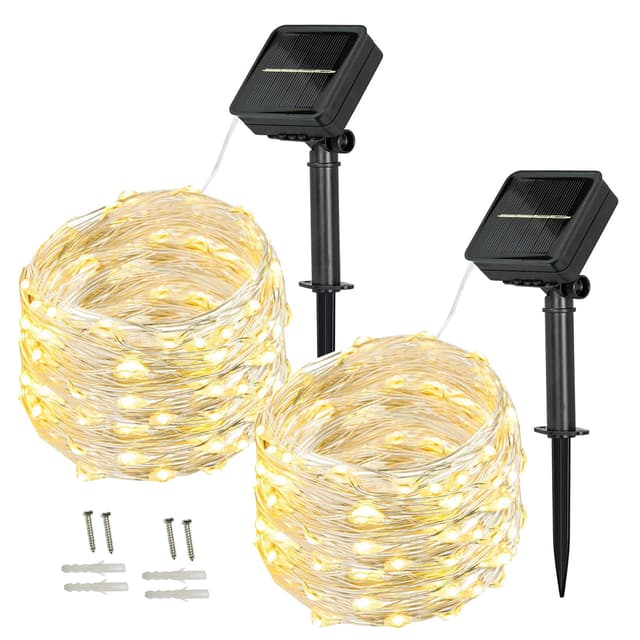 🌟 Solar-Lichterkette für den Außenbereich 🌿