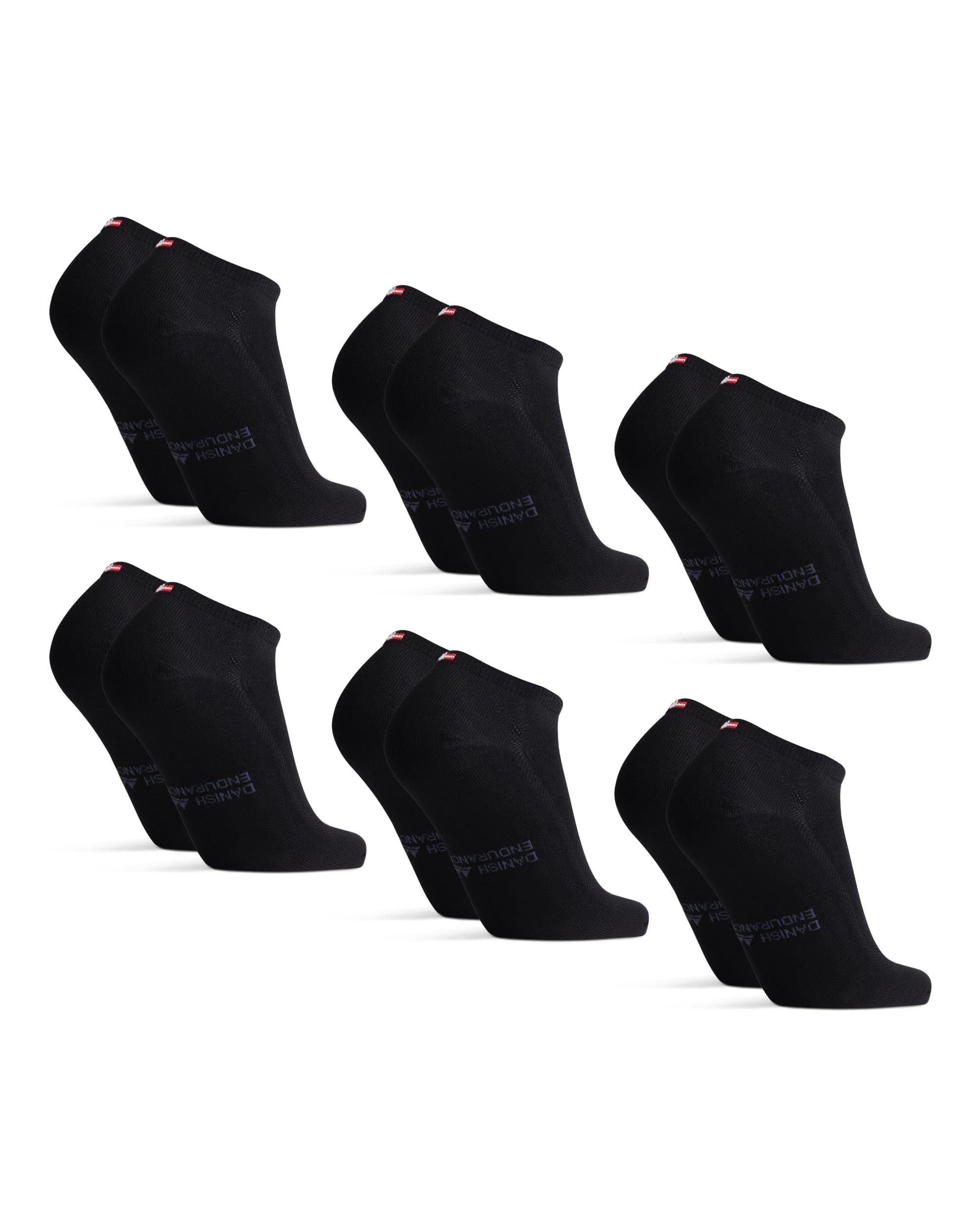 DANISH ENDURANCE 6 Paar Bambus Sneaker-Socken 🧦🌞