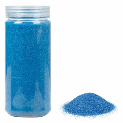 🔵🔵 HEKU Hochwertiger blauer Dekosand (ca. 750g) 🏖️🎨