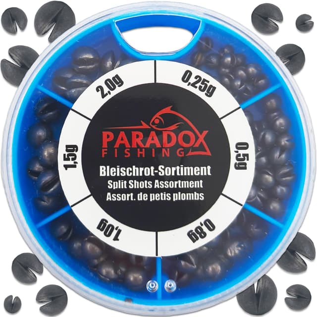🎣 Paradox Fishing Bleischrot - Angelblei Blei Angelzubehör Schrotblei 🎣