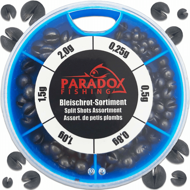 🎣 Paradox Fishing Bleischrot - Angelblei Blei Angelzubehör Schrotblei 🎣