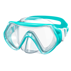 Findway Taucherbrille Kinder Schwimmbrille Schnorchelmaske für Kinder 4-16 Jahre A1-Blaugrün Angebot bei HelloDeals