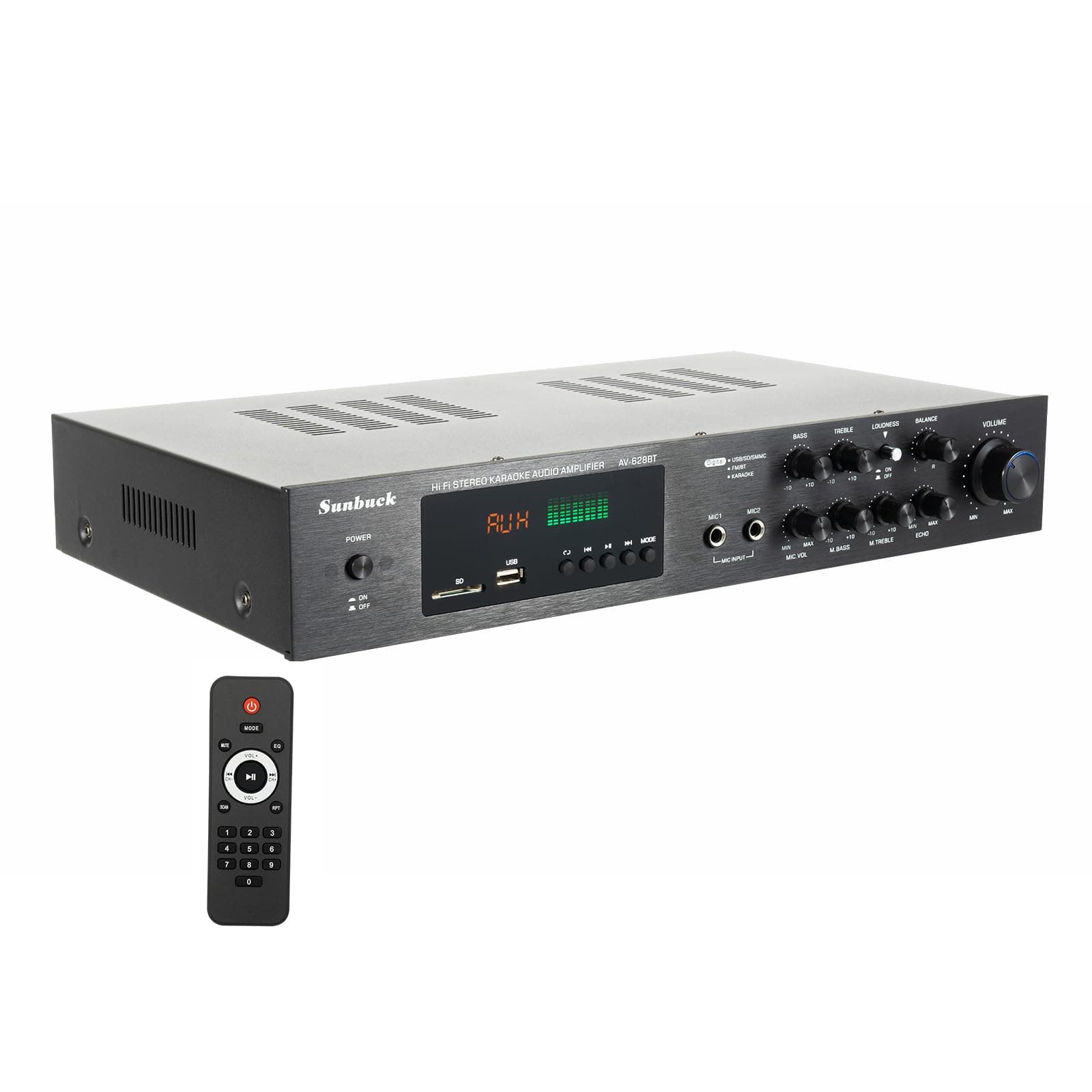 Levkitch 5.1 Kanal AV-Receiver mit 5.0 Bluetooth-Empfang 🎵🔊