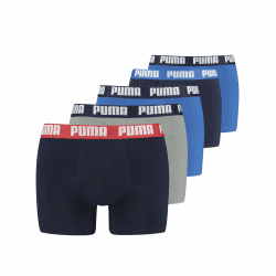 🔥 Puma Herren Boxer Unterwäsche (5er Pack) L Blau/Grau - Sonderangebot! Angebot bei HelloDeals