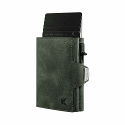 K!DMAN Icarus I Echtleder Slim Wallet mit Alucase und Münzfach 🌟