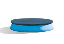 🏊‍♂️🌞 Intex Easy Set Pool Cover - Poolabdeckplane - Ø 366 cm - Für Easy Set Pool Blau 366 cm (Rund) Single 🌊💦