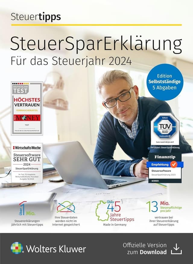 🚀 STEUERTIPPS SteuerSparErklärung Selbstständige (2024) | Windows & Mac 🎉