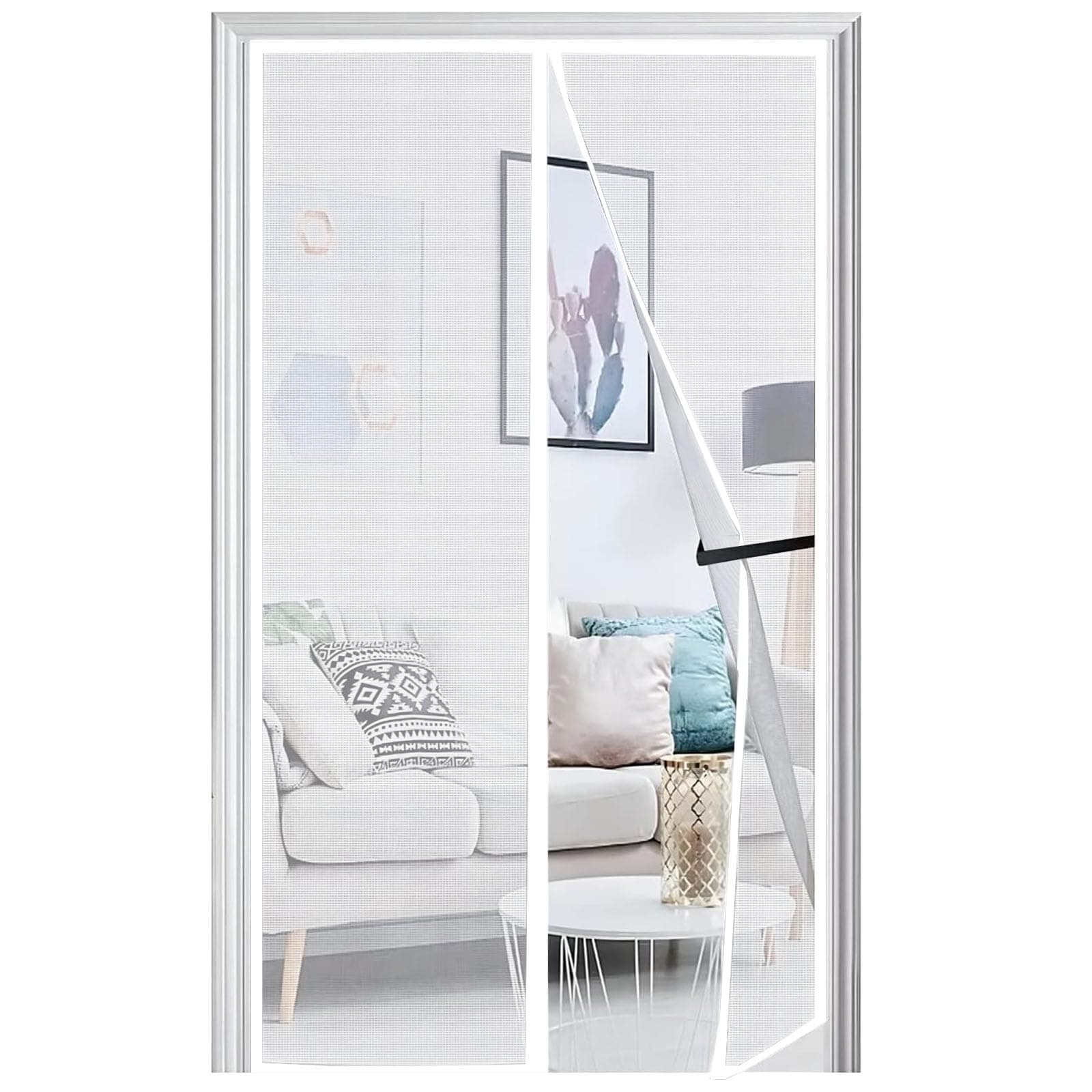 🪰🚪🔒 Panngu Fliegengitter Balkontür Magnet 80x200cm | Insektenschutz Tür