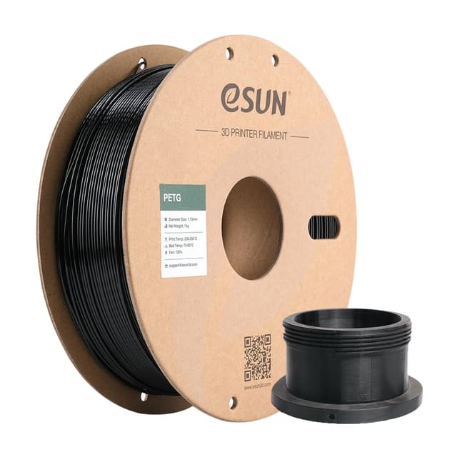 🔥 Angebot! eSUN PETG Filament Schwarz 1,75mm 1kg Spule 3D-Drucker 🚀