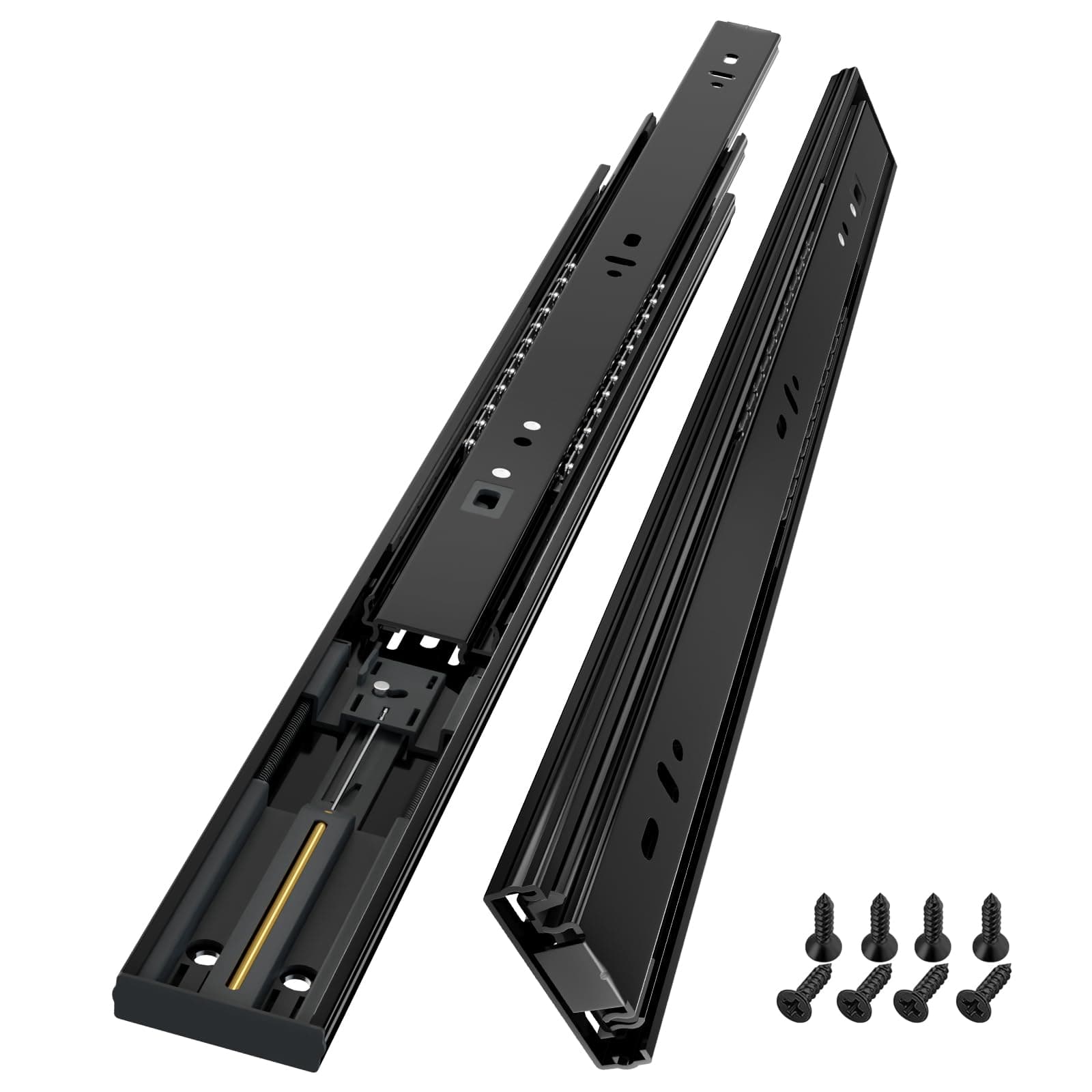 🌟 Super Angebot! AOLISHENG Schubladenschienen Vollauszug Softclose 450mm Küche Auszugsschienen 🌟