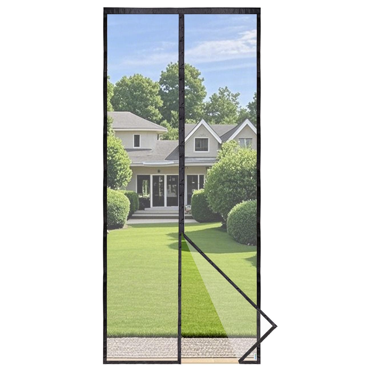 Apalus Prime Fliegengitter Tür, Magnet Insektenschutz Balkontür 95x220cm 🦟🚪🌞