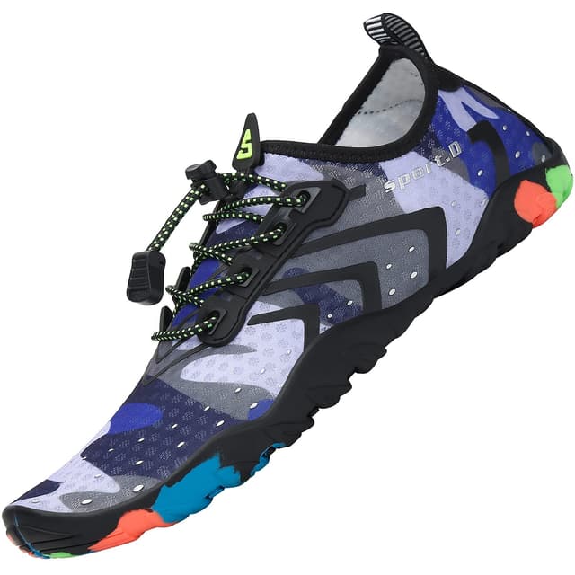 SAGUARO Badeschuhe für Herren Damen - Schnelltrocknende rutschfeste Aquaschuhe 🏊