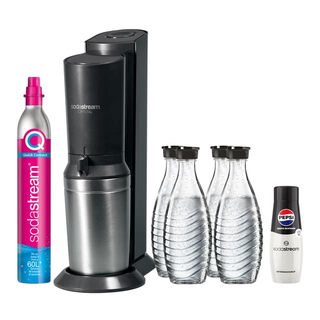 🌟 Mega-Deal: SodaStream Wassersprudler CRYSTAL 3.0 + Pepsi Zero Zucker Sirup 🌊