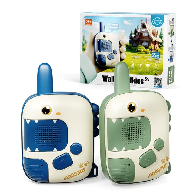🦖 Dinosaurier-Walkie-Talkies für Kinder: JKGIFTS Spielzeug ab 3-10 Jahren