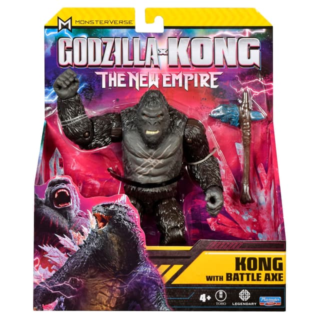 MonsterVerse Godzilla x Kong: Das Neue Imperium - 15 cm große Kampfnarben-Kong-Actionfigur