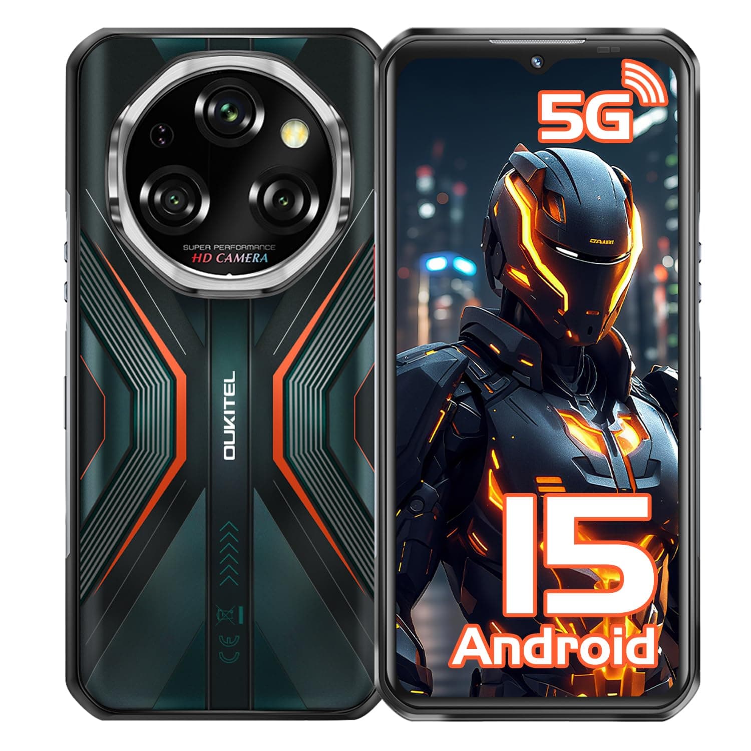 📱 OUKITEL WP55 Android 15 Outdoor Handy 5G, 36GB+256GB/2TB Outdoor Smartphone Ohne Vertrag 🌟