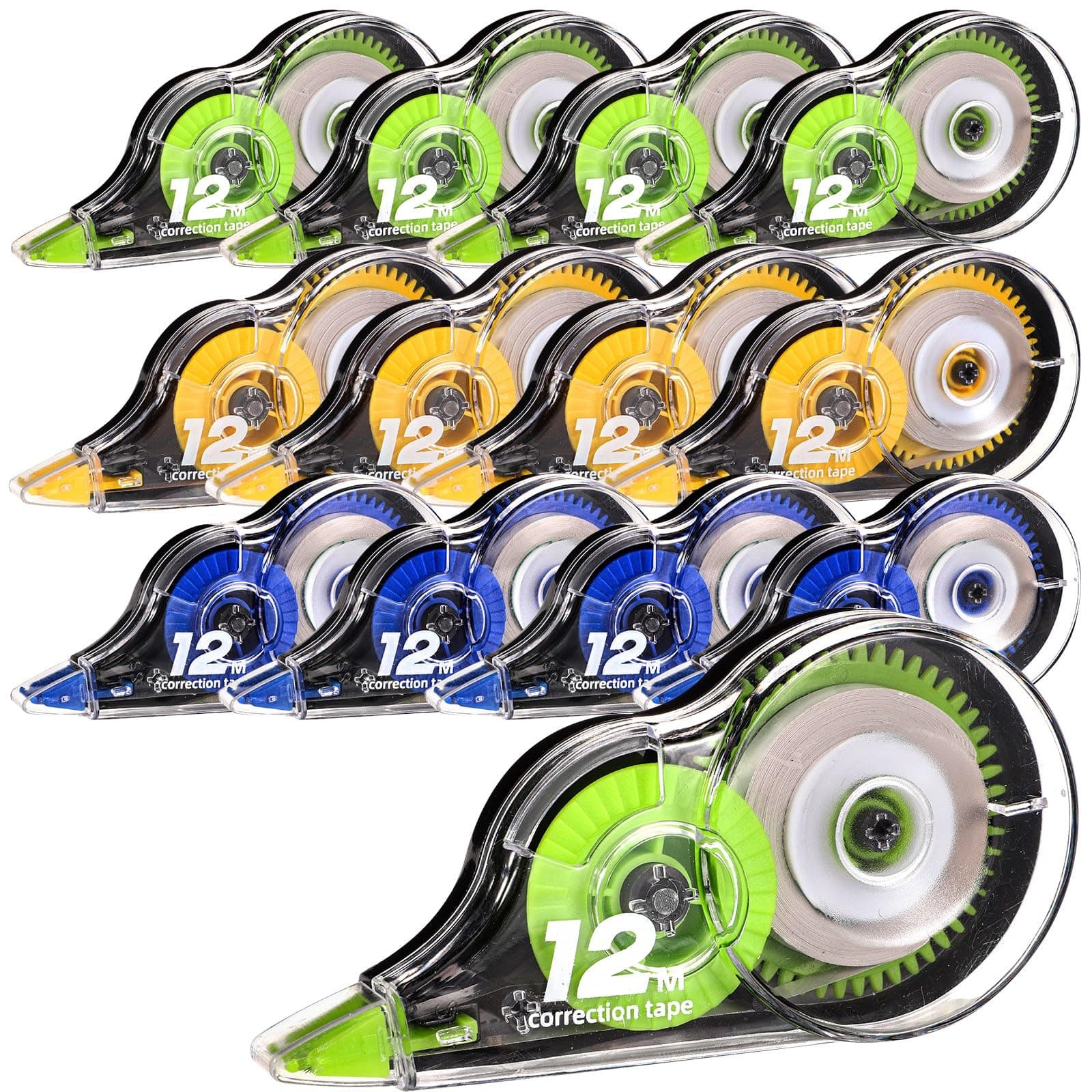🌈🐭 12 Stück Korrekturroller Maus Set 🌈🐭