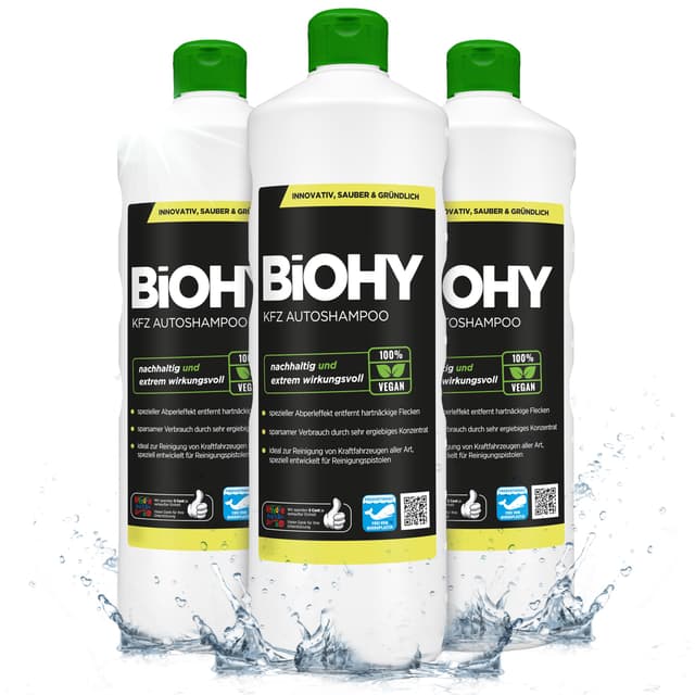 BIOHY KFZ Autoshampoo Angebot! 🚗🌱 Hochdruckreiniger geeignet