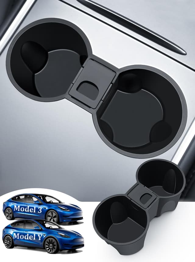 🚗🥤 ASZSK Tesla Mittelkonsole Tassenhalter für Model 3/Y 2021-2024 🥤🚗