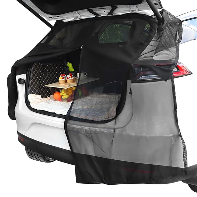 🚗🏕️ Lalago Auto Heckklappe Mesh Netz - Fliegengitter Moskitonetz für Outdoor Camping