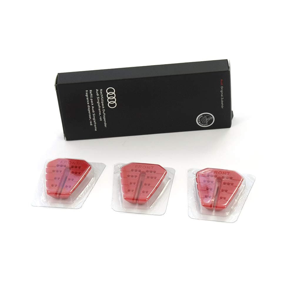 Audi 81A087009A Nachfüllpack Duftspender Singleframe rot, mediterran 🚗