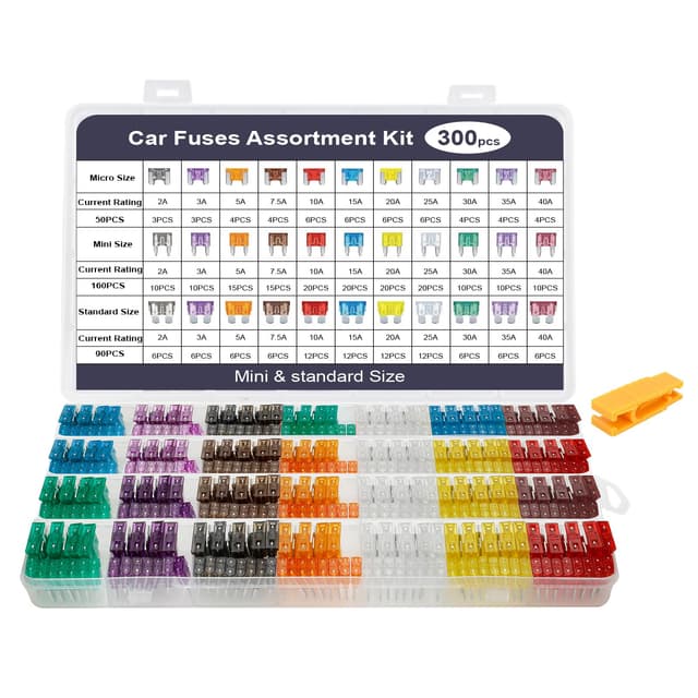 🚗 AiQInu Kfz Sicherungen Set 300Pcs - Sicher und Vielseitig 🛠️