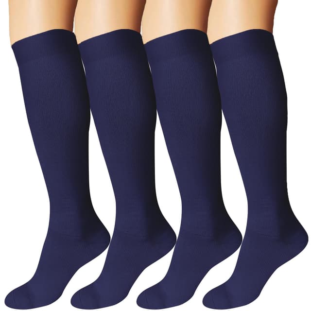 🧦 DDOB 4 Paar Kompressionsstrümpfe Damen und Herren 🏃‍♂️🧘‍♀️