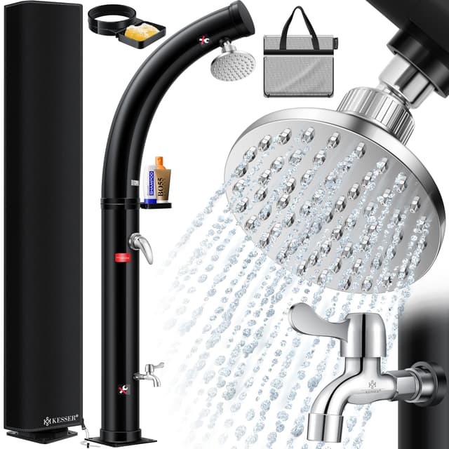 KESSER® Solar Gartendusche Solardusche Bogen 🚿