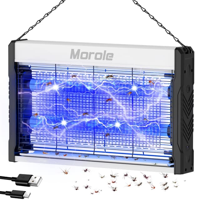Morole Insektenvernichter Elektrisch USB, Mückenlampe 🦟🔌
