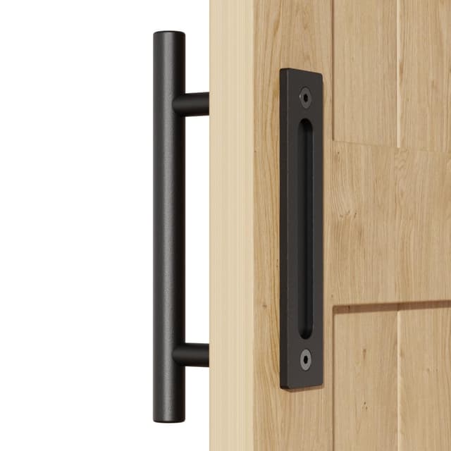 🌟 WOLFBIRD 30CM Scheunentorgriff Schwarz Türgriff 🚪✨