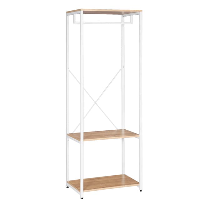WOLTU Kleiderständer Hängeregal aus Metall und Holz 🛍️
