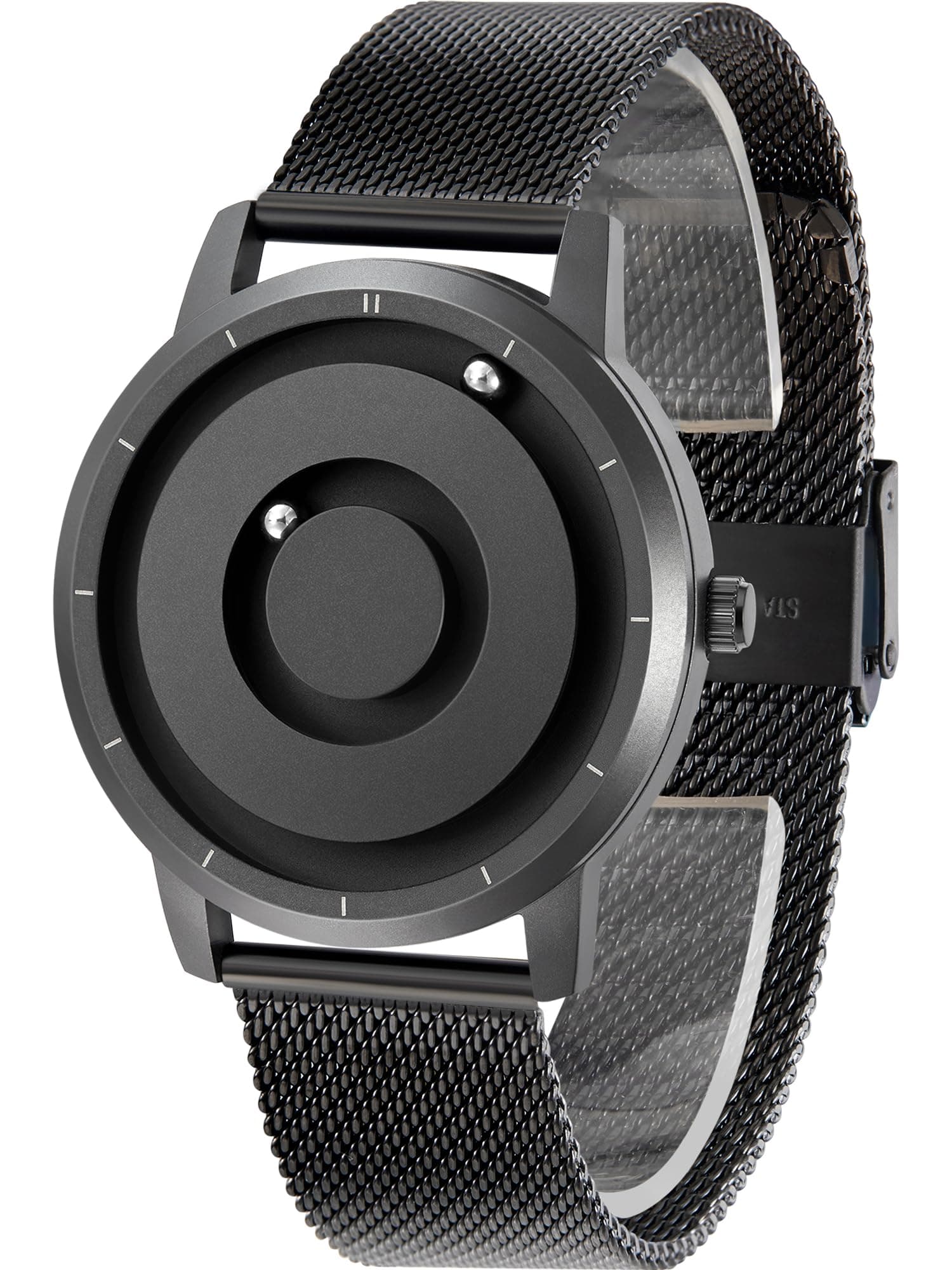 EUTOUR Herrenuhr mit Magnet Uhr ⌚🔮 Quarz Armbanduhr für Männer