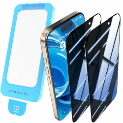 Premium iPhone 14 Pro Panzerglas Sichtschutzfolie 📱✨