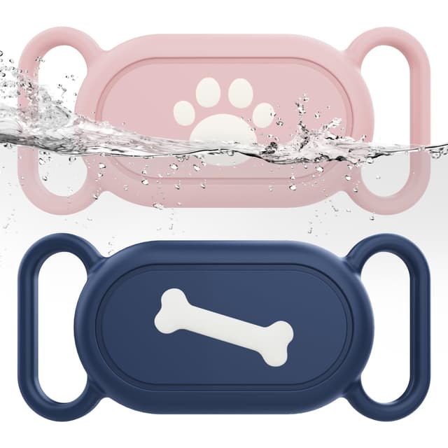 🐶🐱 SkyArmor Wasserdichte Silikon-Schutzhülle für Samsung Galaxy Smart Tag2, 2 Stück