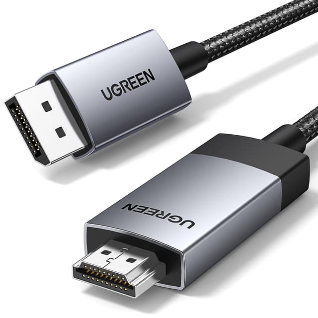 🔥 UGREEN 4K@60Hz DisplayPort zu HDMI Kabel DP zu HDMI Kabel Uni-Direktional DP 1.2 zu HDMI 2.0 Kabel HDR DP zu HDMI Adapter für Multi-Screen