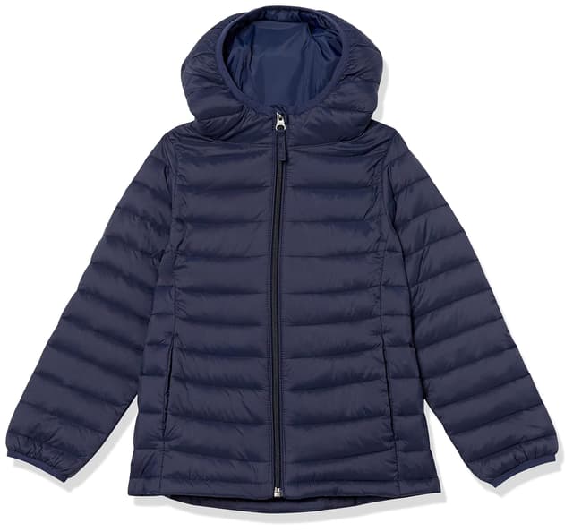 🌟 Amazon Essentials Mädchen Leichte, Wasserabweisende, verstaubare Kapuzenjacke 2 Jahre Marineblau 🧥
