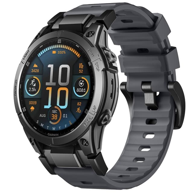 Bandletic Kompatibel mit Garmin Fenix 7 Armband - für Fenix 8/E 47mm/7 Pro/6/6 Pro/5/5 Plus Armband