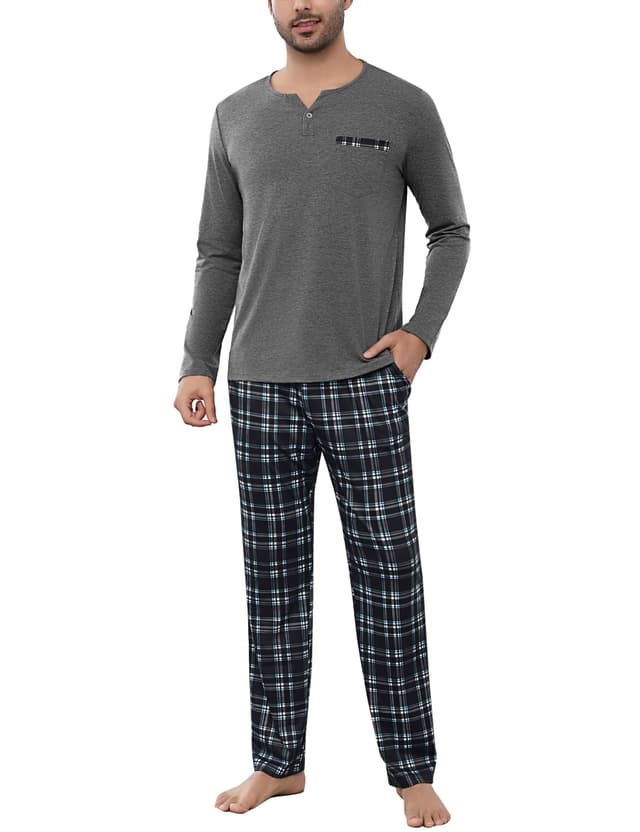 🌙🌟 Angebot: Herren Winter Schlafanzug Set 🌟🌙