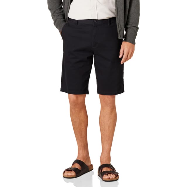 👖 Amazon Essentials Herren Flatfront-Chinoshorts, Schwarz 42W
