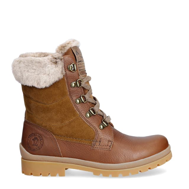 🔥 Mega Angebot: Panama Jack Tuscani B1 Napa Grass Damen Warm gefütterte Schneestiefel 38 EU Braun Cuero Bark! 🥾